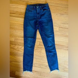 Abercrombie & Fitch, High Rise Super Skinny Ankle Jeans (Curve Love).